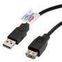 Selected By Nilox - Prolunga Usb 2.0 3mt. A Nera