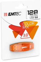 Usb-stick 128gb Emtec C410 Usb 2.0 Color Mix Orange 1