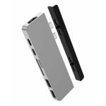 Hyper - HYPER HD28C USB 3.2 Gen 1 (3.1 Gen 1) Type-C Plata