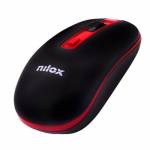 Nilox Pc Components - Mouse Wireless Black/red 1600 Dpi