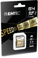 Emtec Speedin - Flash-speicherkarte - 64gb - Uhs Class 3 / C 1