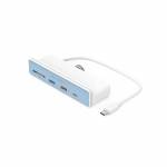 Hyper - HYPER HD34A8 hub de interfaz USB 3.2 Gen 1 (3.1 Gen 1) Type-C 10 Mbit/s Blanco