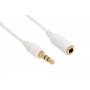 Inline - InLine 99934W 1m 3,5mm 3,5mm Blanc cble audio