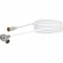 Schwaiger - Schwaiger MMC15 052 Koaxialkabel 1,5 m Mini D F Wei (MMC15052)