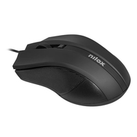 Nilox Pc Components - Mouse Ottico Usb 1600dpi Black