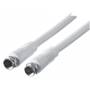 5m Wei� Schwaiger Sat Empf�ngerkabel 75 Db 1 - Sat Empf�ngerkabel 75 dB 1,5m Wei�