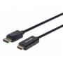 Manhattan - MANHATTAN 1080p DisplayPort auf HDMI-Kabel schwarz 1m