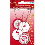 Herma - WEIHN. GESCHENKANH�NGER 3D, ROT � 5 CM