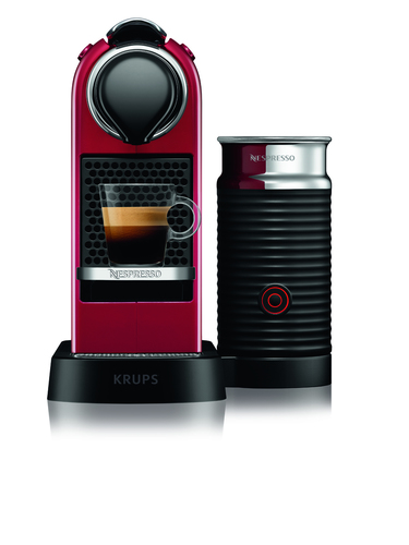 Krups -Kups XN7615 Nespresso Citiz & milk cherry red -Krups Accessories  Grooves.land/Playthek