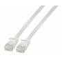 Efb Elektronik K8107ws.3 U / utp (utp) Wei� 3m Cat6a Net - RJ45 Flachpatchkabel U/UTP, Cat.6A, PVC, 3m, wei�
