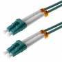 Helos - Helos 10m OM3 LC/LC 10m LC LC OM3 Turquoise fiber optic cable