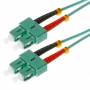 Helos - Helos 2m OM3 SC/SC 2m SC SC OM3 Turquoise fiber optic cable