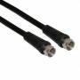 Inline -  SAT-Anschlusskabel, 2x geschirmt, 2x F-Stecker, >75dB, schwarz, 5m (69305S)