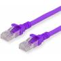 Secomp - Roline - Patch-Kabel - RJ-45 (M) zu RJ-45 (M) - 1 m - SFTP - CAT 6a - violett (21.15.2931)