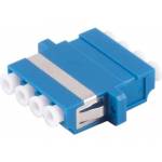 S Conn Maximum Connectivity - S/ CONN maximum connectivity fiber optic connector, LC-LC, Quad, blue (07-60040)