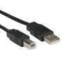 Roline - USB 2.0 Notebook-Flachkabel, Typ A-B 1,8m (11.02.8868)