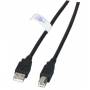 5 Efb Elektronik K5203. 0 0. M Usb A Usb B M�nnlich M & Au - USB2.0 Anschlusskabel A-B, St.-St., 0.5m, schwarz, LSZH