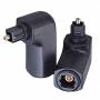 Inline - � OPTO Audio Adapter, Toslink Buchse / Stecker, 90� gewinkelt (89900B)