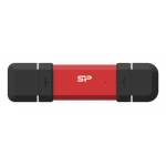 Silicon Power - 500GB USB Stick DS72 Typ A+C 1050/850MB`s Red