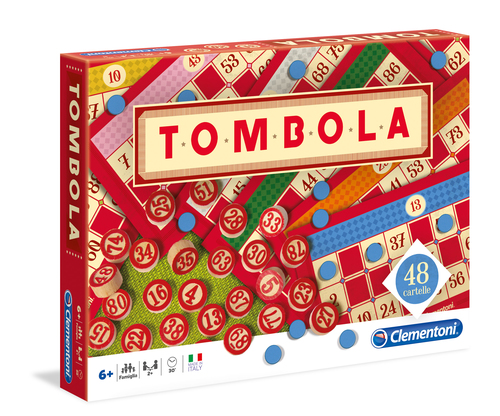 Clementoni -16557 -Giochi Da Tavolo -Tombola Classica -Clementoni -16557  -Giochi Da Tavolo -Tombola Classica -Clementoni Accessories  /Playthek