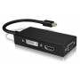 Icy Box - Adapter IB-AC1032 MiniDisplayPort > HDMI / DVI-D / VGA