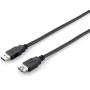 Equip - Kabel USB-A 3.0 -> A Verl. St/Bu 3.00m 5Gbps sw Polybeutel
