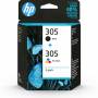  "Hp-HP Paquete de 2 cartuchos de tinta original 305 tricolor / negro-Hewlett-packard-Accessories"