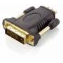 Equip - HDMI Adapter A-DVI(24+1) Bu/St 1920 x 1200 sw Polybeutel
