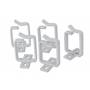 Digitus Professional - DIGITUS Kabelfhrungsbgel 1HE fr 483mm 44x60mm grau 10Stk