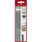 Faber-castell - FABER-CASTELL Bleistift Grip 2001 HB 3x +Radierer BK