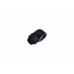 Alphacool - HF L-Verbinder G1/4 AG drehbar auf G1/4 IG - Deep Black, Verbindung