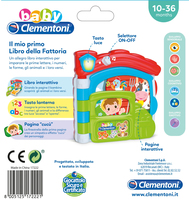 Baby Clementoni Primo Libro Della Fattoria, 17222 2
