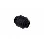 Alphacool - Eiszapfen Connector Series Double-Threaded - Flssigkhlsystemarmatur - Deep Black