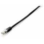Equip - Patchkabel Cat6 U/UTP 2xRJ45 1.00m schwarz Polybeutel