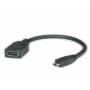 Value - Value HDMI High Speed Cable + Ethernet, A - D, F/M 0.15m