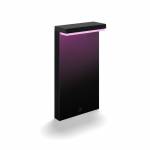 Signify Philips - Hue White and Color ambiance Nyro Outdoor Sockelleuchte - Intelligente Sockel-/Pfostenbeleuchtung - Schwarz - LED - Nicht austau