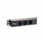 Equip - Steckdosenleiste 10(1HE)3fach +Wandmontage 1,50m sw