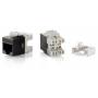 Equip - Keystone Jack ungeschirmt Cat.6 LSA schlank 8er Set Polybeutel