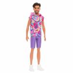 Mattel - Barbie Fashionistas Ken-Puppe #227 brnette Modepuppe im Totally Hair Look