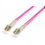 Equip - LWL Patchkabel LC->LC 2.00m Multimode Duplex OM4 vio Polybeutel