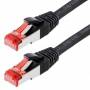 Helos - Helos - Patchkabel - RJ-45 (M) - RJ-45 (M) - 2 m - SFTP-Kabel - CAT 6 - schwarz