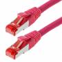 Helos - Helos - Patchkabel - RJ-45 (M) - RJ-45 (M) -7.5 m - SFTP-Kabel - CAT 6 - magenta