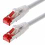 Helos - Helos - Patchkabel - RJ-45 (M) - RJ-45 (M) - 0.25 m - SFTP-Kabel - CAT 6 - weiss