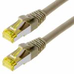 Helos - Helos - Patchkabel - RJ-45 (M) - RJ-45 (M) - 0.25 m - SFTP-Kabel (PIMF) - CAT 6a - Grau
