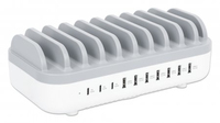 Manhattan 10-port Usb-ladestation 120w Wei/ grau 3