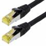 Helos - Helos - Patchkabel - RJ-45 (M) - RJ-45 (M) - 0.5 m - SFTP-Kabel (PIMF) - CAT 6a - Schwarz