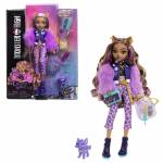 Mattel - Monster High Clawdeen Wolf-Modepuppe mit Hund Crescent und Accessoires