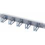 Rittal-werk - Rangierpanel 1HE HxT 43x105mm RAL 7035 Stahlbgel