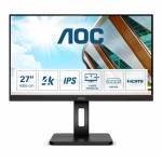 Aoc - U27P2 - LED-Monitor - 68.4 cm (27) - 3840 x 2160 4K UHD (2160p) - IPS - 350 cd/m� - 1000:1 - 4 ms - HDMI, DisplayPort - Lautspr