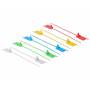 Delock - DeLOCK 18826 presilla Releasable cable tie De pl�stico Colores surtidos 10 pieza(s)
